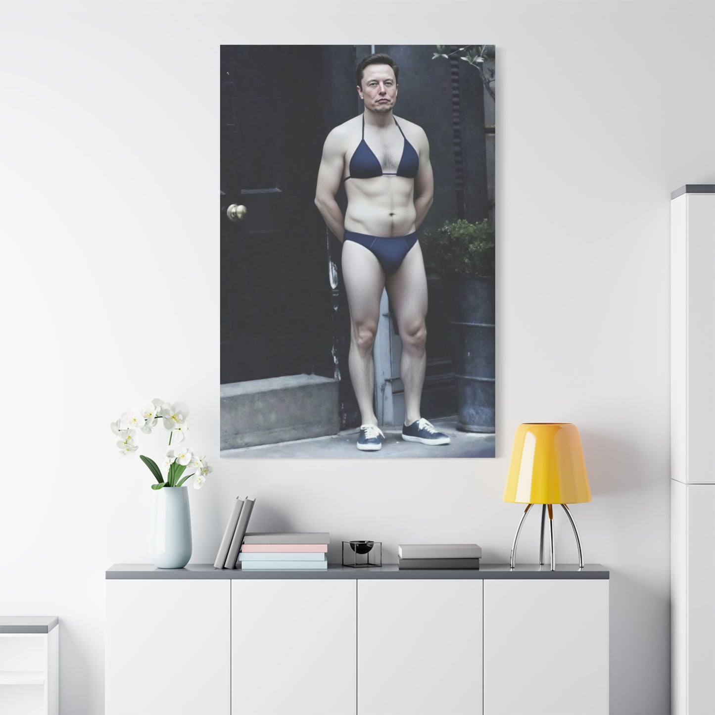 Sexy Elon Canvas Wall Art