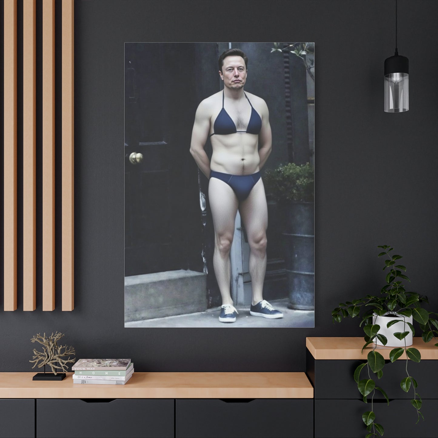 Sexy Elon Canvas Wall Art